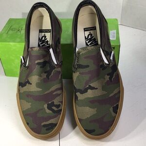 Vans Camouflage Slip-On Athletic Shoes